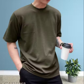 comfy-Wear Casual Cotton Blend T Shirt
