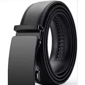 Artificial Leather Black Belt Pack of 1