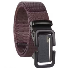 USL Men's Nylon Canvas Belt with Autolock Buckle, Free Size