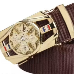 Men's Belts Nylon Gold Brown