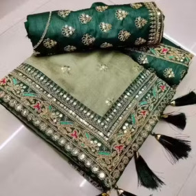 Women's Designer Party Wear Bollywood Saree With Blouse ||Saree For Women||Designer Sari For Women||Wedding Saree For Women||Daily Wear Saree For Women Designer rangoli silk saree with sequance embroider work