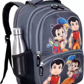 Size: M (15-30L) School Backpack College Bag Travel Bag with Pencil Pouch 2nd Standard onward Waterproof School Bag