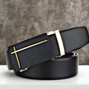 Leader black autolock belt