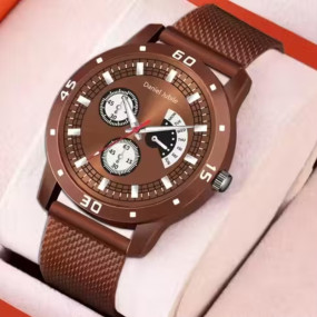 ReniSales New Stylish Blue Mahadev Trishul Dial Black Rubber Strap Mahadev Leather Strap Bracelet Combo Watch For Men Analog Watch - For Boys