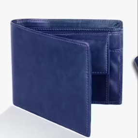 Men Wallet Blue Clour | Leather Wallet | Men's Wallet | Wallet For Man