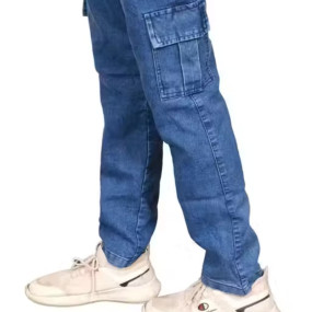 Man Denim Cargom Jogger Pant For Men