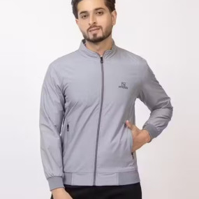 Winter Wear Casual Wear Full Sleeve Semi Winter Rainy season Solid Polyester Mens Windcheater Jacket