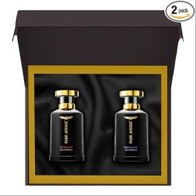 Park Avenue For Him | Luxury Perfume Gift Set for Men | 2 x 100ml | Euphoria & Conquer | Long Lasting EDP | Amber | Musk | Premium Fragrance
