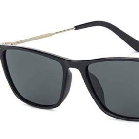 VINCENT CHASE EYEWEAR By Lenskart | Full Rim Square Stylish Sunglasses | Polarized And 100% UV Protected | Men & Women | Medium