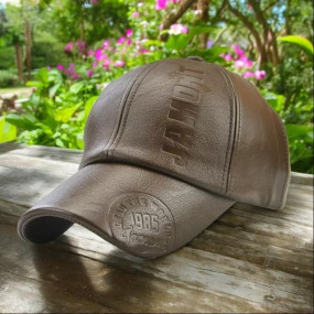 Gildman Leather Cap - Elevate Your Look with Timeless Style and Unmatched Sophistication Unleash Your Inner Icon: Premium Brown PU LeatherCap for Bold Souls