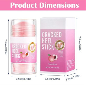 Bellox 1Pcs Cracked Heel Repair Balm Stick 40GM, Foot Repair Cream For Rough, Dry and Cracked, Benefits Of Shea Butter & Vitamin E, Moisturizes and Hydrates the Dry & Dead Skin