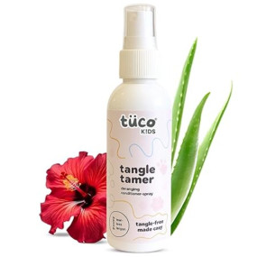 Tuco® Kids Tangle Tamer Hair Detangler Spray | Infused with Aloe Vera, Flaxseed & Methi | Ages 2-5, 4-10, 10-15, 5-10 Years | Paraben & Sulphate Free |100ml