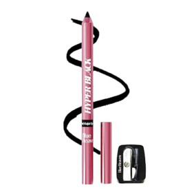 Blue Heaven Hyper Black Gel Kajal Eyeliner Enriched with Vitamin E & Almond Oil | Smudge-Proof & Waterproof | Smooth Glide Kajal For Women With Sharpener | 24 Hrs Long Stay,1.5g