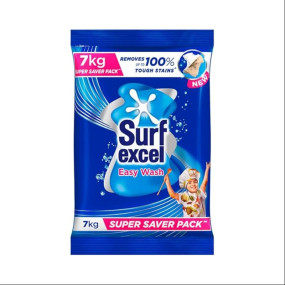 Surf Excel Easy Wash Detergent Powder7 kg | Superfine Washing Powder | Dissolves Easily & Removes Tough Stains | Suitable for all Washing Machines (Pack of 1)