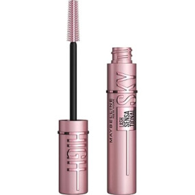 Maybelline Lash Sensational Sky High Washable Mascara Makeup, Volumizing, Lengthening, Defining, Curling, Multiplying, Buildable Formula, Blackest Black