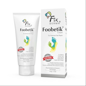 Fixderma Foobetik Cream, Foot cream, Foot Care For Diabetic, For Dry & Cracked Feet, Moisturizes & Soothes Feet, Heel Repair, For Calloused, or Chapped Skin, Paraben Free - 50g