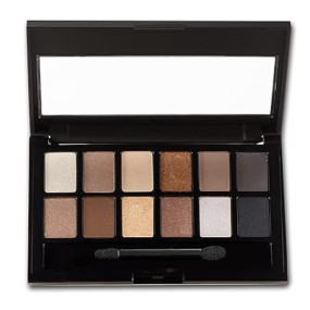 Maybelline The Nudes Eyeshadow Palette Makeup, 12 Pigmented Matte & Shimmer Shades, Blendable Powder