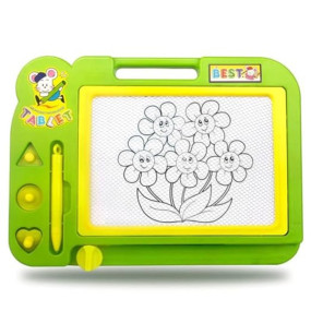 VGRASSP Magnetic Slate is Very Useful and Easy to Use, Helps Children in Learning How to Write, Read and Draw on This Non-Toxic Board - Color as per Stock
