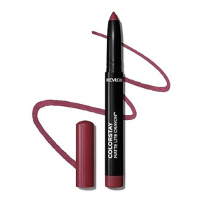 REVLON ColorStay Matte Lite Crayon Lipstick with Built-in Sharpener, Smudge-proof, Water-Resistant Non-Drying Lipcolor, 011 Lifted