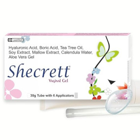 Shecrett Vaginal Gel | Veginal Infection Care Cream | Itching, Irritation, Dryness & Smell Relief | Intimate Hygiene Wash | Yeast Infection Cream | Hyaluronic Acid, Soy Extract, Mallow Extract | Boric acid Cream for Women | Calendula Water, Tea Tree Oil,