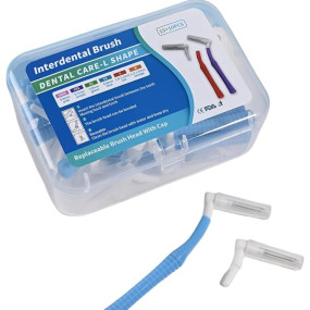 25 Pcs dental floss, Interdental Brush Ultra Tight Bristles Tooth Flossing Head Oral Dental Hygiene Brush Tooth Pick Flosser Toothpick Sticks For Teeth Oral Dental Care Brush Cleaning Tool