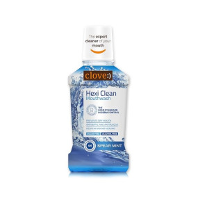 Click to see full view Clove Hexi-Clean Antibacterial Mouthwash, FREE Dental Consultation with Every Pack, Fresh Breath - Cool Mint,