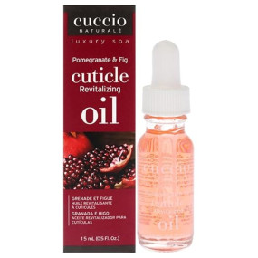 Cuccio Naturale Revitalizing Cuticle Oil - Hydrating Oil | For Repaired Cuticles Overnight - Remedy | Pomegranate & Fig | For Damaged Skin & Thin Nails - Paraben/Cruelty-Free Formula - 15ML