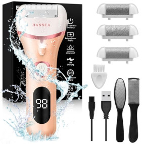 HANNEA® Callus Remover for Feet With Pedicure Kit for women for Foot Scrubber for Dead Skin, Pedicure Machine Rechargeable Foot Care