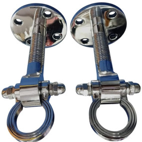 Kriya Home Decor 8 Inch Ceiling Swing Hook for Swing Jhula Strong and Sturdy Heavy Duty HI-Grade Quality, Patio Pure SS 2pcs with Weight Capacity of 500KG,