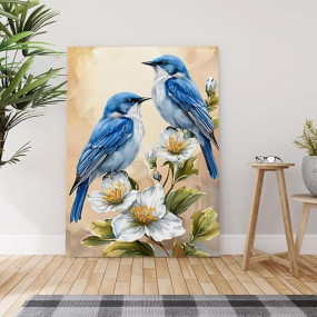 PAPER PLANE DESIGN Modern Art Canvas Gallery Wrap Painting | Eclectic Modern Art Theme | Wall Art for Living Room, Bedroom, and Office Decor | Size 20 In x 30 In DS35