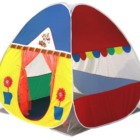 Homecute Igloo Type Foldable Popup Big/Jumbo Size Kid's Play Tent House (Big Size Window-Multicolour)