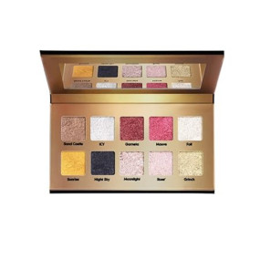 Forever52 Daily Life 10 Color Eyeshadow Palette (Gemstones Collection) GMS002, Multicolor,Shimmery Finish