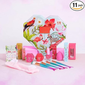 Whimsy Beauty 15-Piece Organic Makeup Kit for Kids, Preteens & Teen Girls | Safe & Non-Toxic Beauty Set | Skin-Friendly Real Toy Makeup for Children