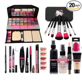 zukrave Makeup Combo Kit (20 Items in the set)