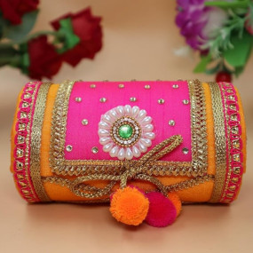 JAIPUR ACE Decorative Cash Box, Shagun Box, Gift Box, Jewellery Box,Bangel box, Money Box Envelop Wedding Gift Assorted Color (Pack of 1, wood)