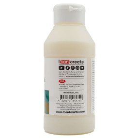 Mont Marte Fabric Paint Medium 250ml, White