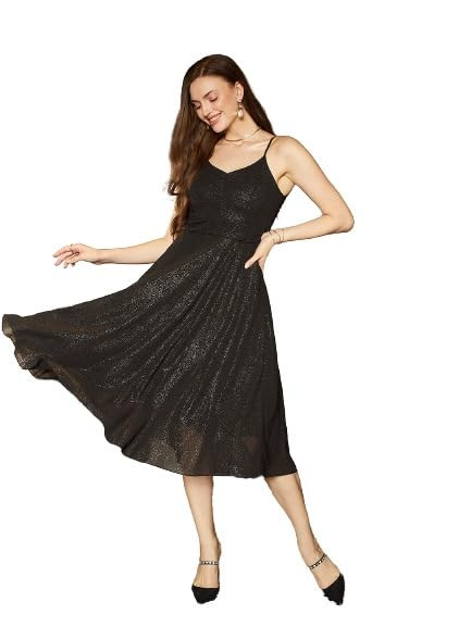 KASSUALLY Women Sweetheart Neckline Stappy Dress
