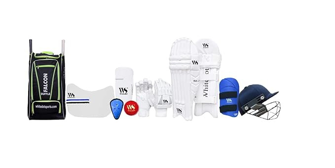 WHITEDOT Protective Cricket Kit (Left Hand) - Falcon 1.0 Kitbag [Youth]