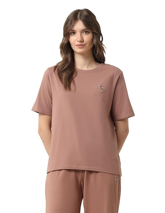 U.S. Polo Assn. Women's Solid Loose Fit T-Shirt