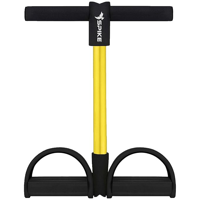 Spike Tummy Trimmer Yoga Pedal Puller for Home Gym Exercise - Resistance Band for Abs, Legs, Arms, Full Body Workout (Men & Women)
