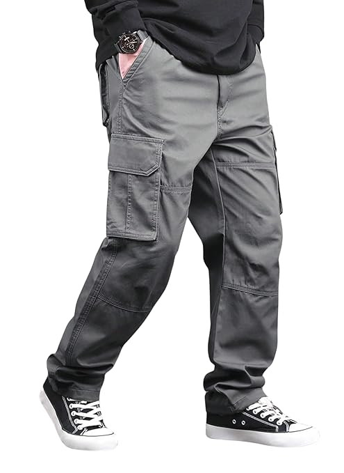 Lymio Cargo for Men | Cotton Cargo Pant | Drawstring Waist Pant