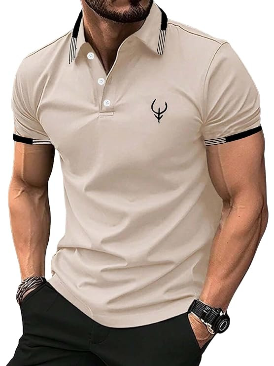 Lymio Polo T Shirt for Men || T Shirt for Man || Collar T Shirt Style Men (Polo-40-43)