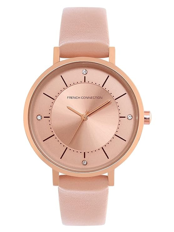 French Connection Analog Women's Watch (Dial Colored Strap)