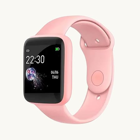 Drumstone (𝟏𝟎 𝐘𝐞𝐚𝐫𝐬 𝗪𝗮𝗿𝗿𝗮𝗻𝘁𝘆 Bluetooth Smartwatch – Waterproof Fitness Tracker with Heart Rate, Blood Pressure Monitor, Step Counter & Notifications for Men & Women – Rose Gold