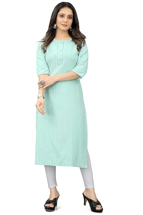 Women's Straight Cotton Kurti