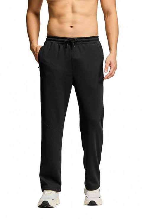 Boldfit Track Pant for Men, Comfortable Breathable Lowers with Pockets, Adjustable Drawstring Waist Gym Pant, Durable All-Day Wear Joggers for Gym, Casual, Travel, Lounge & Workout Use