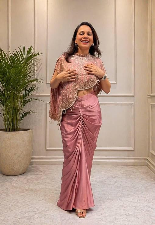 Royalstyle Lehenga Choli For Women's And Girls For Style Crep Silk Fabric With Embroidery Work Blouse wedding bollywood party girls wear dhoti indo western Piech Koti