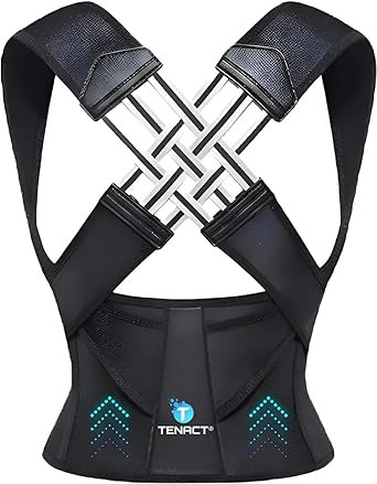 Posture Corrector Belt Pro for Men & Women | Adjustable Back Support Brace for Spine Alignment, Shoulder & Upper Back Pain Relief | Comfortable & Breathable Material (Posture Pro, One Size)