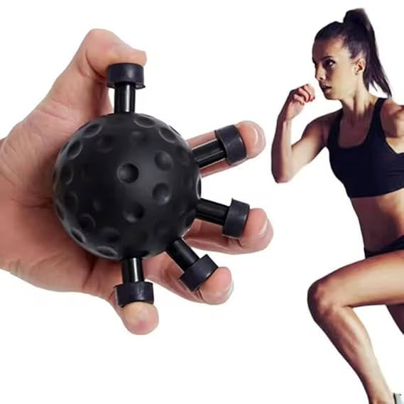 Finger Strength Training Ball | Hand Grip Finger Exercise Ball for Strength, Stress Relief & Rehabilitation | Press Release Finger Trainer for Athletes, Musicians & Therapy | Improve Finger Flexibility & Grip Power