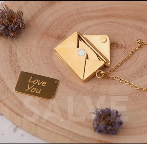 Envelope Locket for women